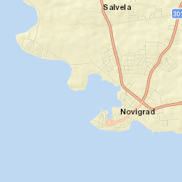 Novigrad Street Map