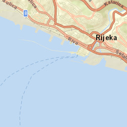 Rijeka Street Map