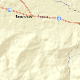 Brestovac Street Map