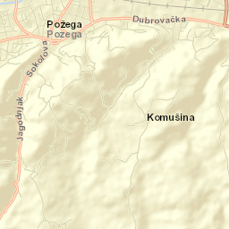 Grad Požega Street Map