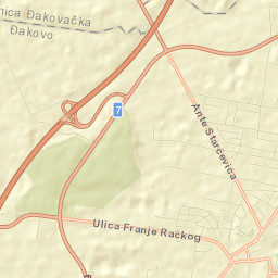 Đakovo Street Map