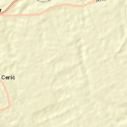 Cerić Street Map