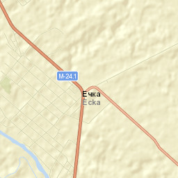 Ečka Street Map