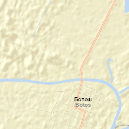 Botoš Street Map