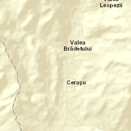 Comuna Ceraşu Street Map