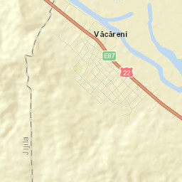Văcăreni Street Map