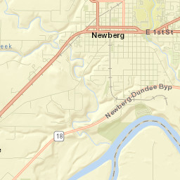 Newberg Street Map