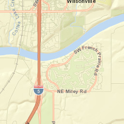 Wilsonville Street Map