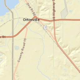Ortonville Street Map