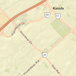 Kanata Street Map
