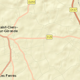 Saint-Ciers-sur-Gironde Street Map