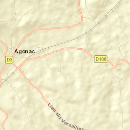 Agonac Street Map