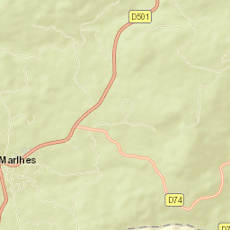 Marlhes Street Map
