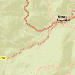 Bourg-Argental Street Map