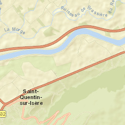 Saint-Quentin-sur-Isère Street Map