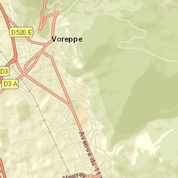 Voreppe Street Map