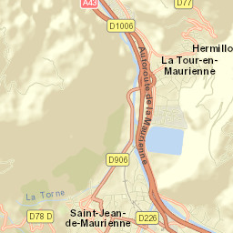Saint-Jean-de-Maurienne Street Map