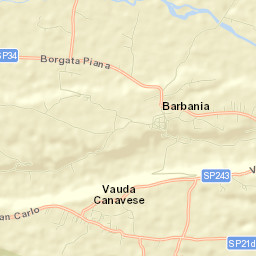 Vauda Canavese Superiore Street Map