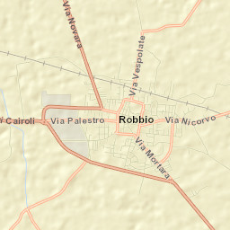 Robbio Street Map