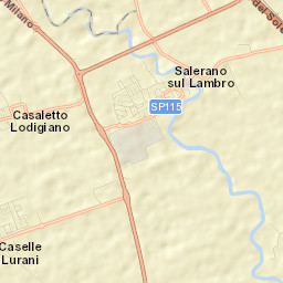 Salerano sul Lambro Street Map