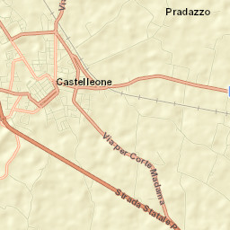 Castelleone Street Map
