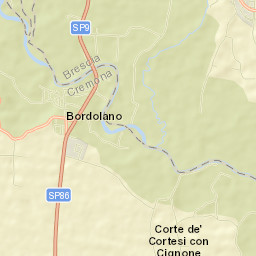 Bordolano Street Map