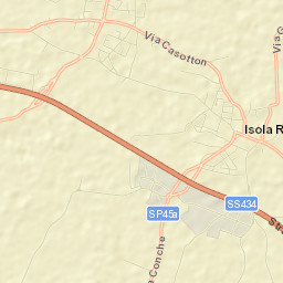 Isola Rizza Street Map