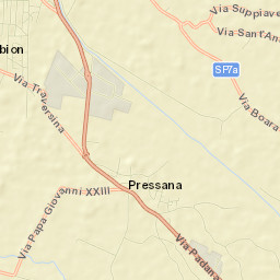 Pressana Street Map