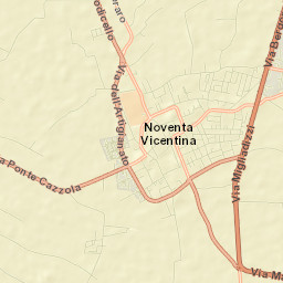 Noventa Vicentina Street Map