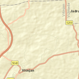 Višnjan-Visignano Street Map