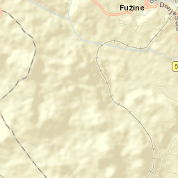 Fužine Street Map