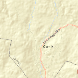 Cernik Street Map
