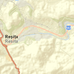 Reşiţa Street Map