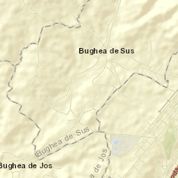 Bughea de Sus Street Map