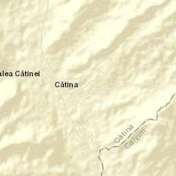 Comuna Cătina Street Map