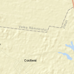 Comuna Ziduri Street Map