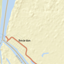 Comuna Smârdan Street Map