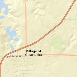Clear Lake Street Map