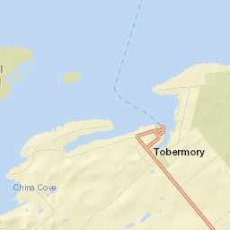 Tobermory Street Map