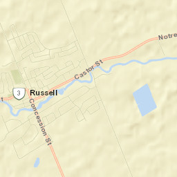 Russell Street Map
