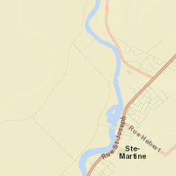 Sainte-Martine Street Map