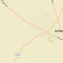 Saint-Rémi Street Map