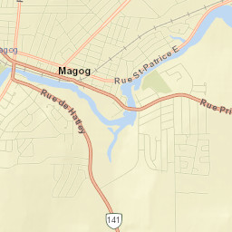 Magog Street Map