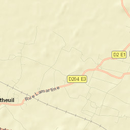 Vertheuil Street Map