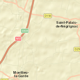 Montlieu-la-Garde Street Map