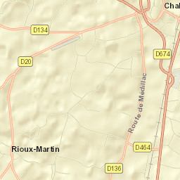 Chalais Street Map