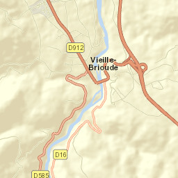 Vieille-Brioude Street Map