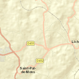Saint-Pal-de-Mons Street Map