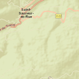 Saint-Sauveur-en-Rue Street Map