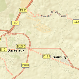 Davézieux Street Map
